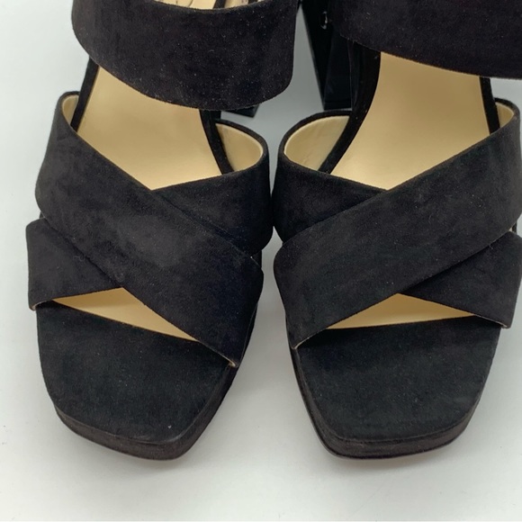 Jessica Simpson Nellenie Sandal in Black Suede - Picture 12 of 15